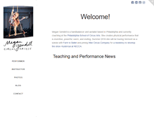 Tablet Screenshot of megangendell.com